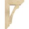 Ekena Millwork Legacy Slat Rough Sawn Bracket w/ Offset Brace, Douglas Fir, 6"W x 16"D x 24"H BKT0604X16X24LEC06RDF - alternate 2